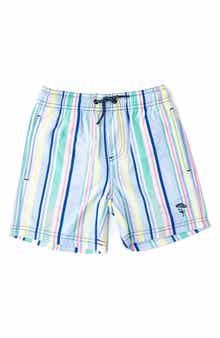 Shade Critters Kids' Beach Stripe UPF 50+ Swim Trunks