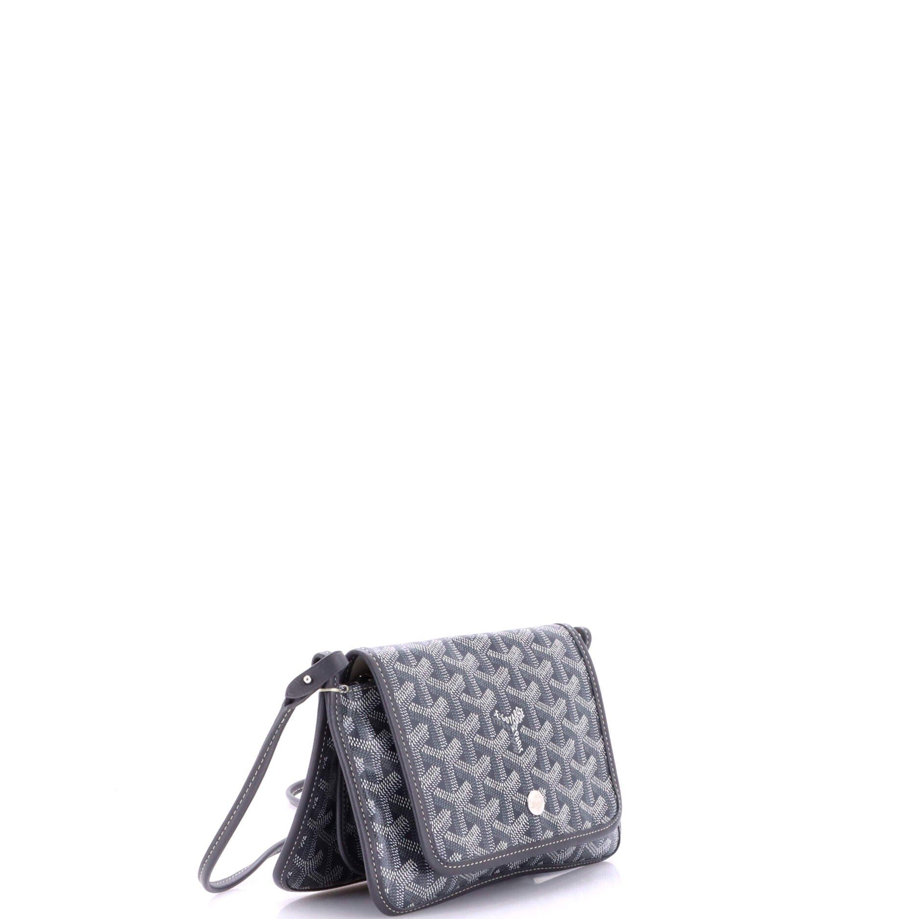 Plumet Clutch Wallet Coated Canvas, Alternate, color, Gray