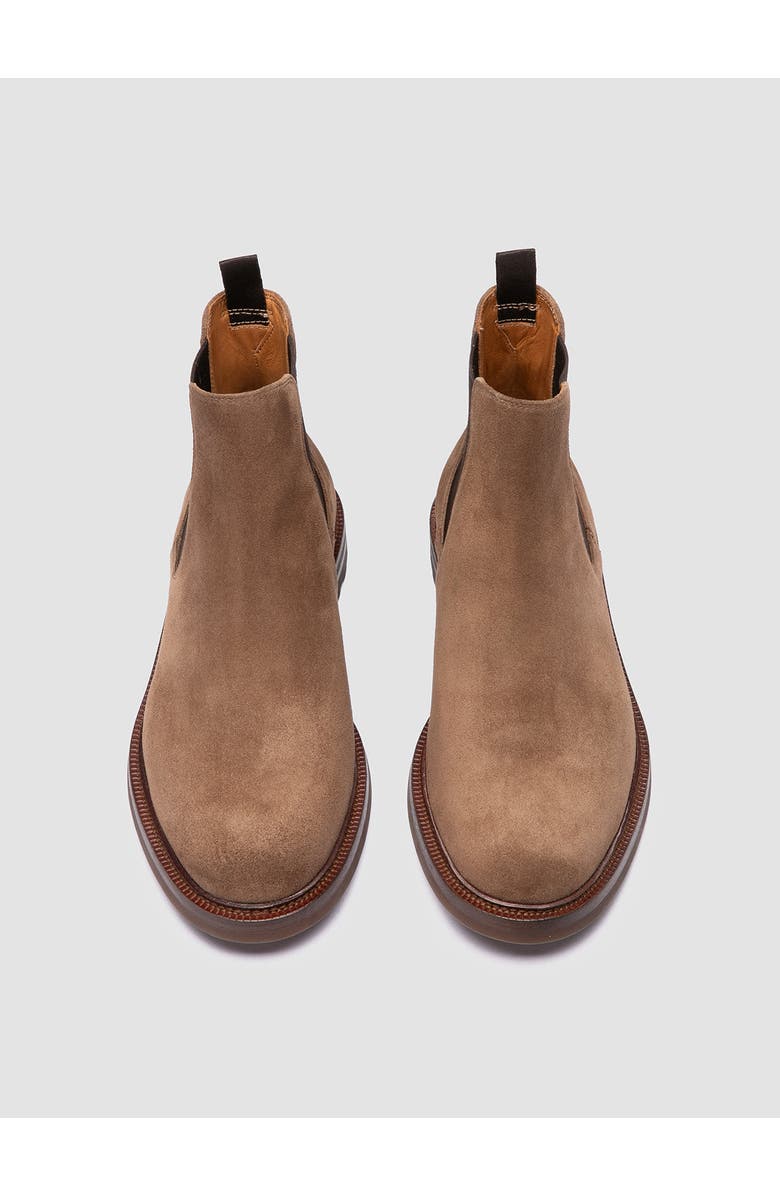 Officine Creative Aston Flexi 004 Suede Chelsea Boots, Alternate, color, Taupe