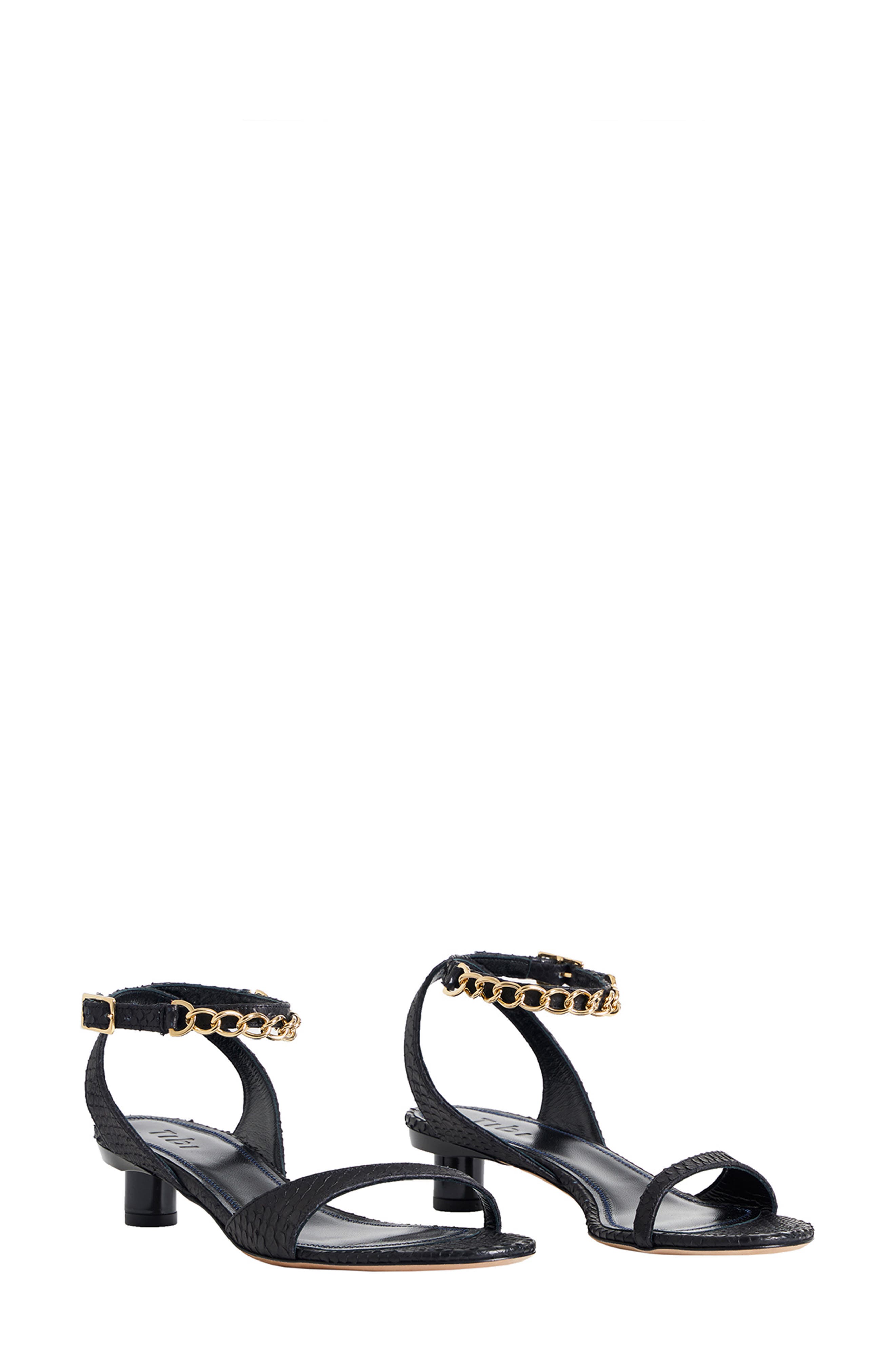 Tibi Nathan Chain Embellished Sandal, Main, color, 