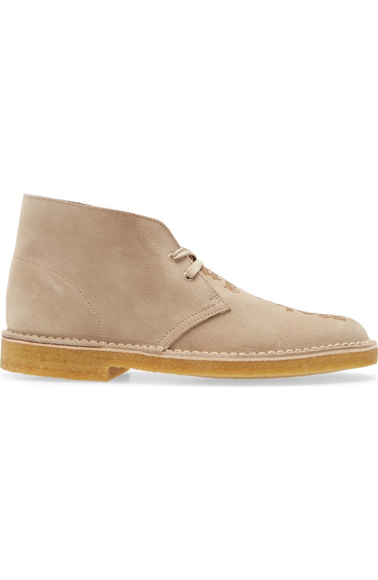 Palm Angels x Clarks<sup>®</sup> Logo Desert Boot, Alternate, color,
