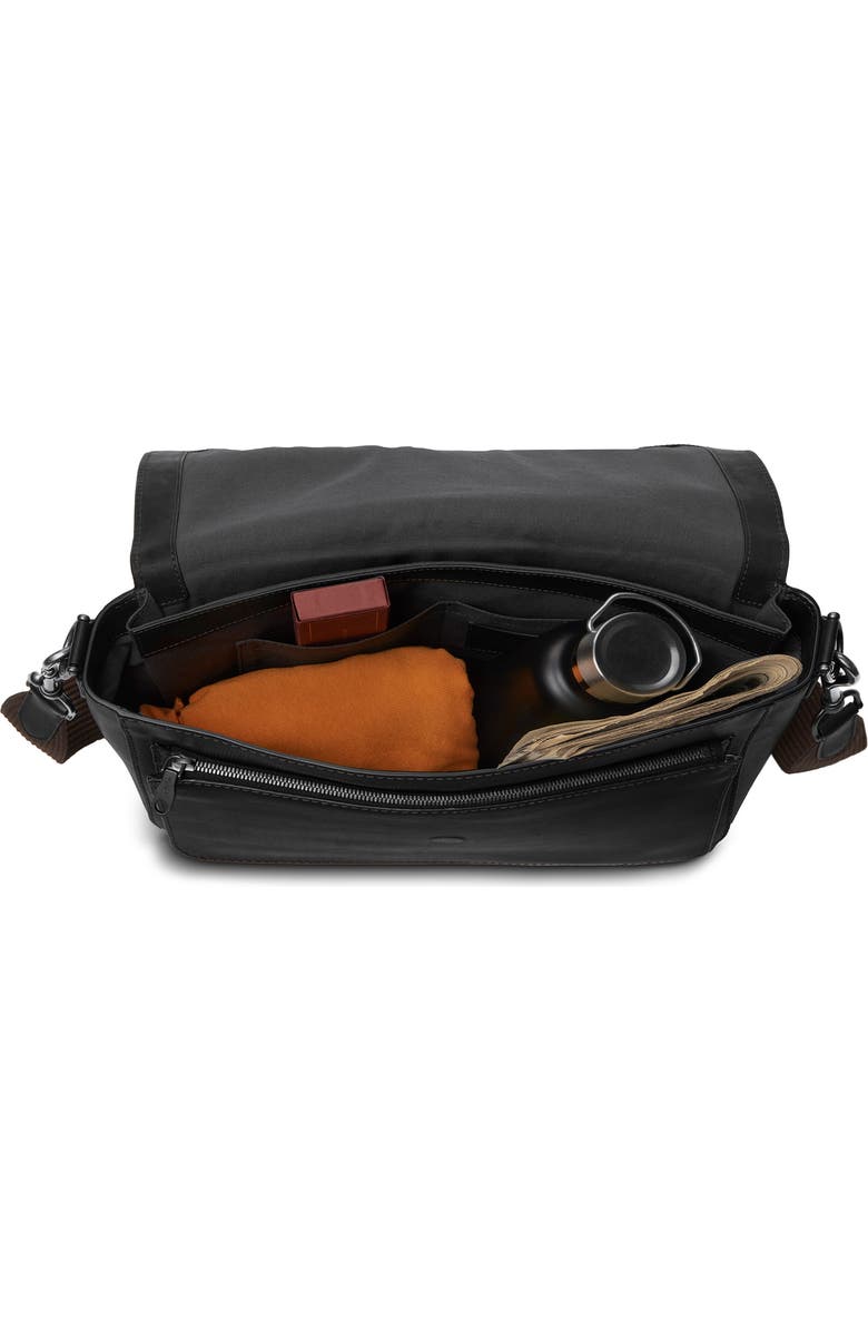 Shinola Canfield Relaxed Leather Messenger Bag, Alternate, color,
