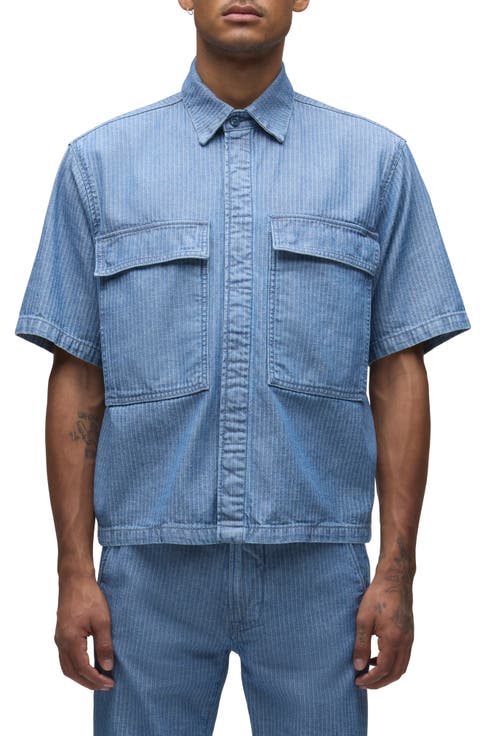 Blue Denim Shirts for Men | Nordstrom