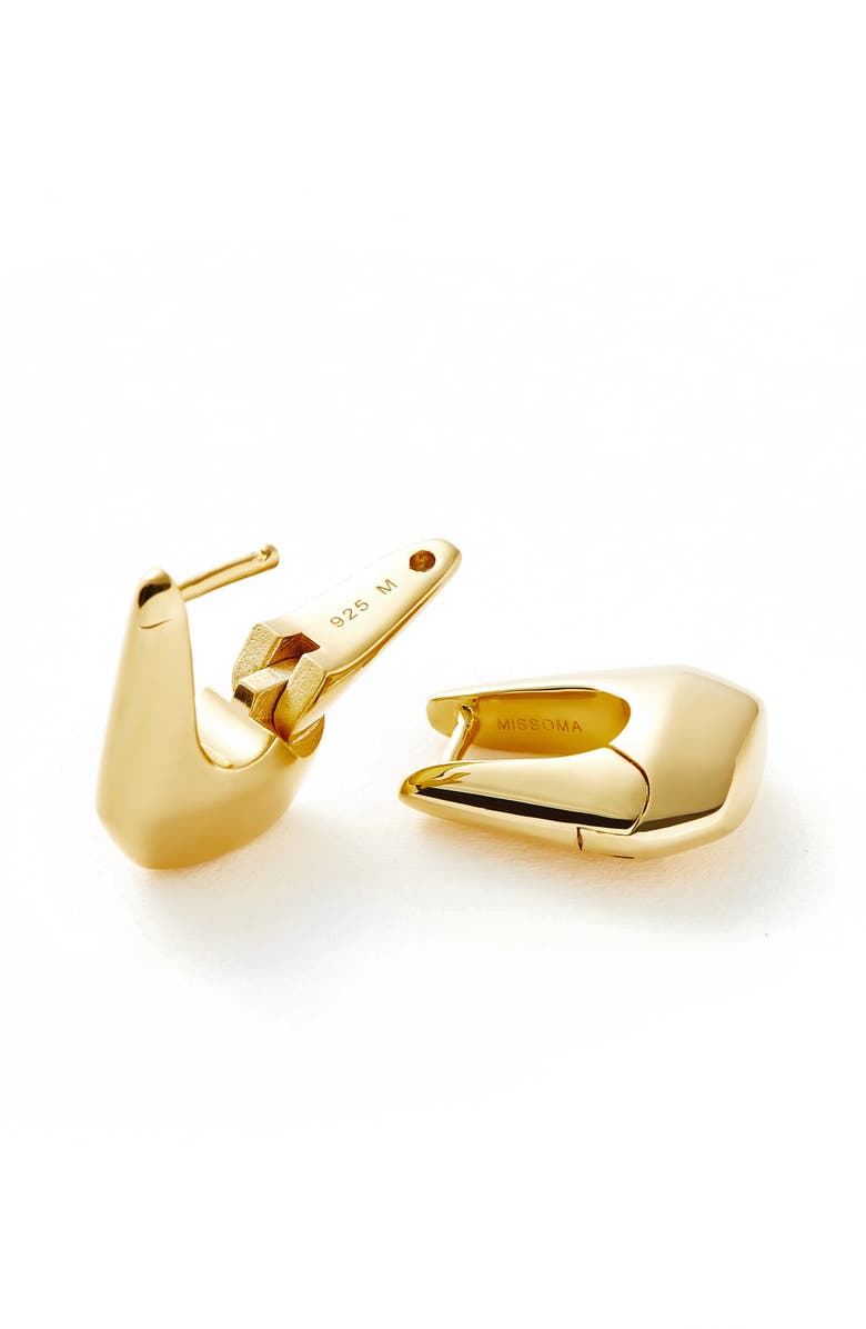 Missoma Lucy Williams Arco Small Hoop Earrings, Alternate, color,