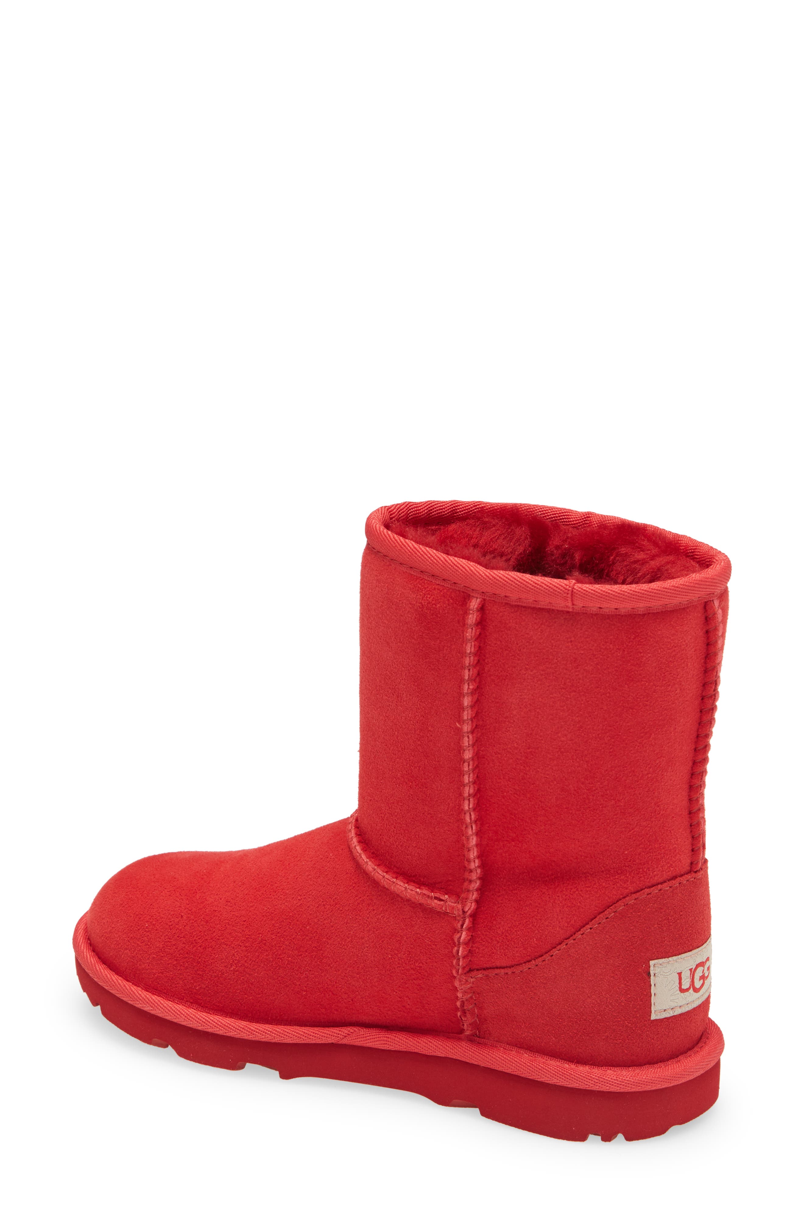 UGG© K Classic II Boot, Alternate, color, SAMBA RED
