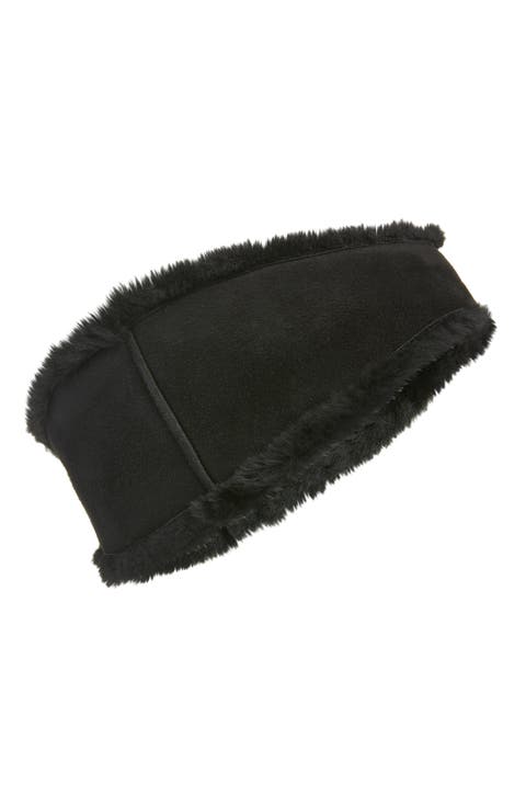 Genuine Shearling Reversible Headband