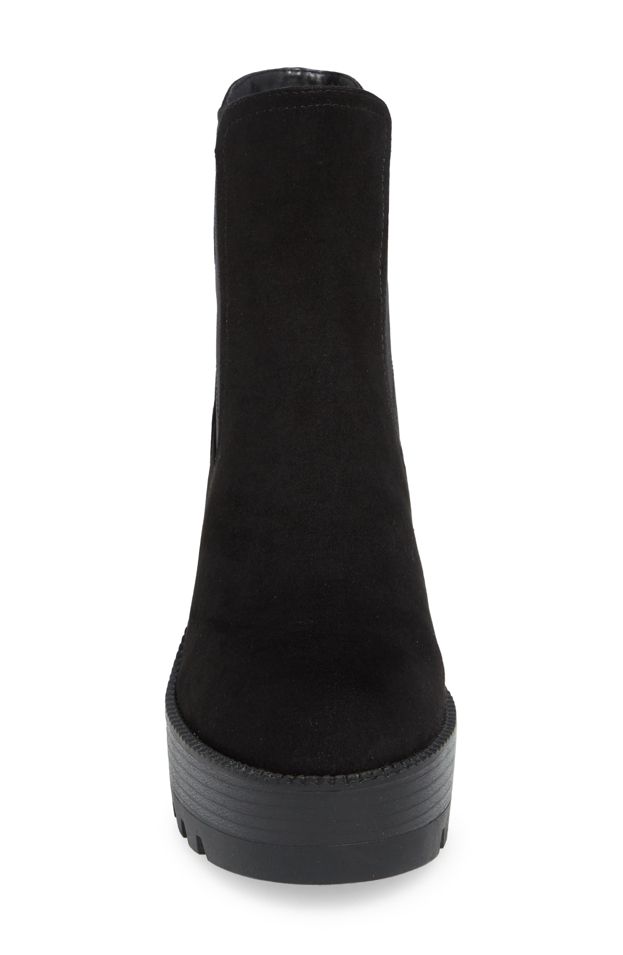 Jillyan Platform Chelsea Bootie, Alternate, color, BLACK