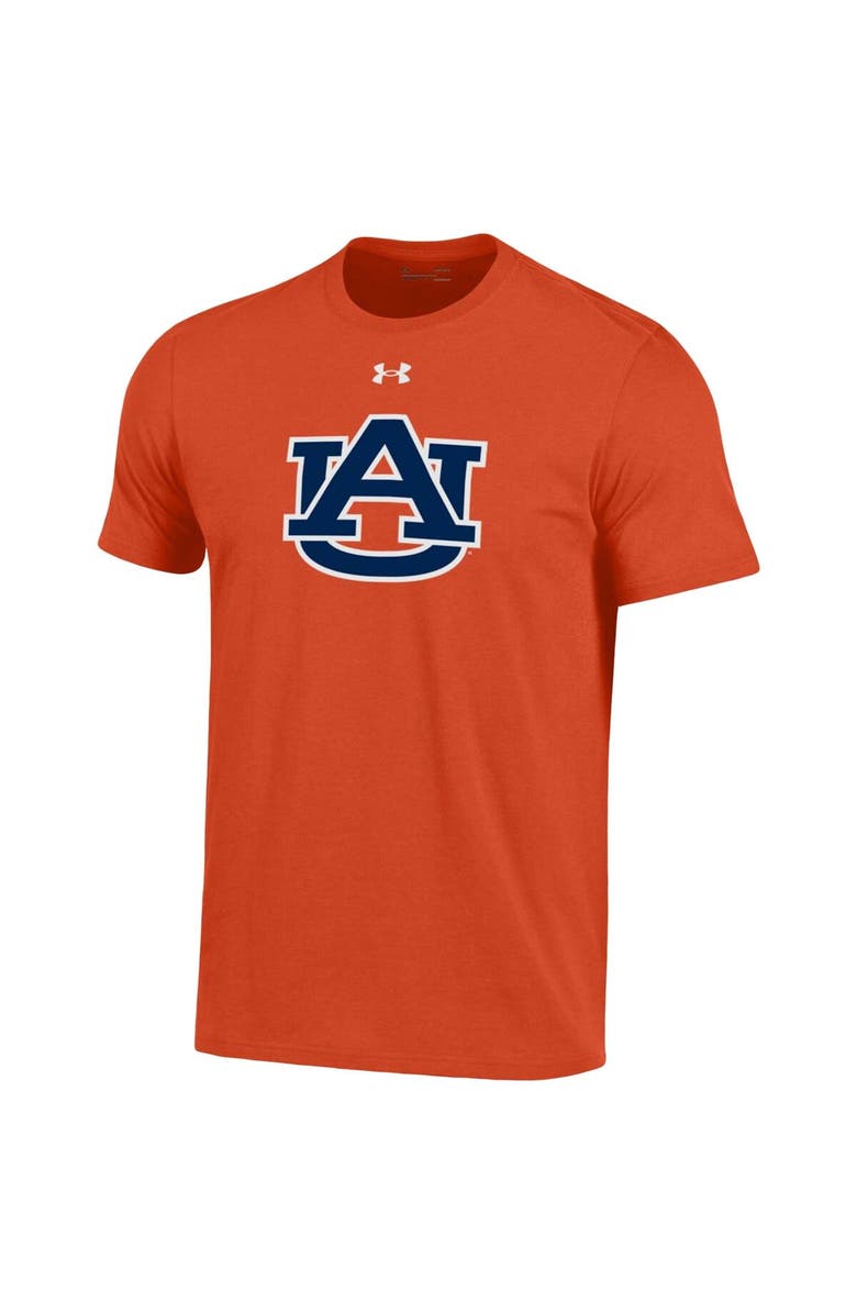 Under Armour Men's Under Armour Orange Auburn Tigers School Logo Performance Cotton T-Shirt, Alternate, color, 