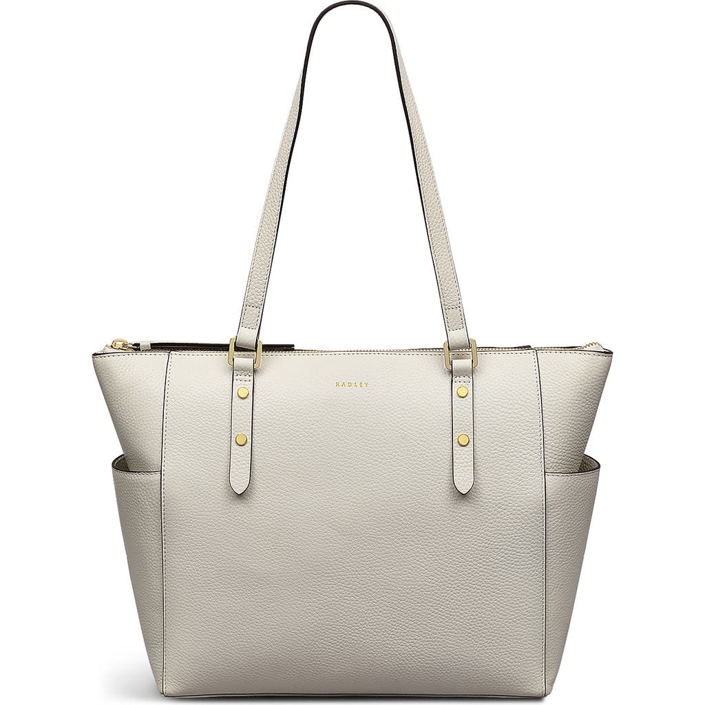 Radley Silk Street Large Ziptop Shoulder Bag In Gray