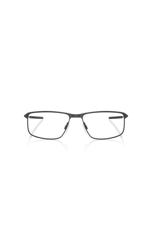 Oakley 56mm Rectangle Optical Glasses In Black