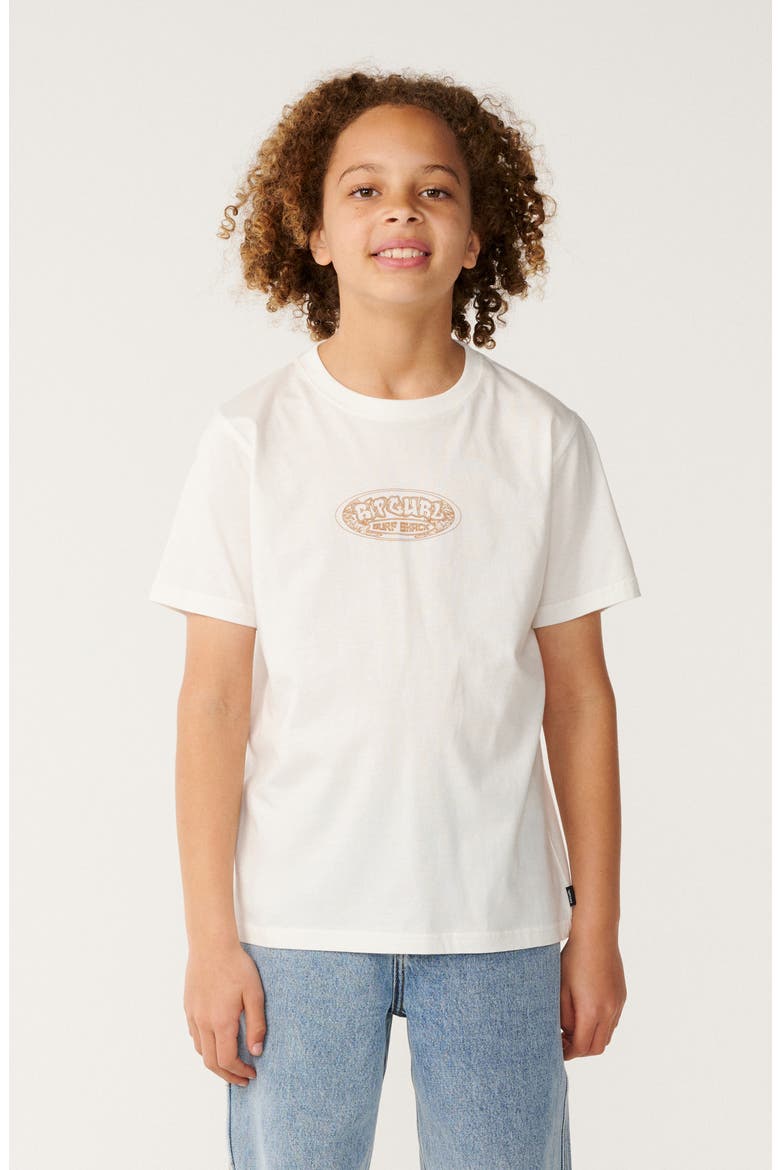 Kids' Surf Shack Graphic T-Shirt, Main, color, BONE