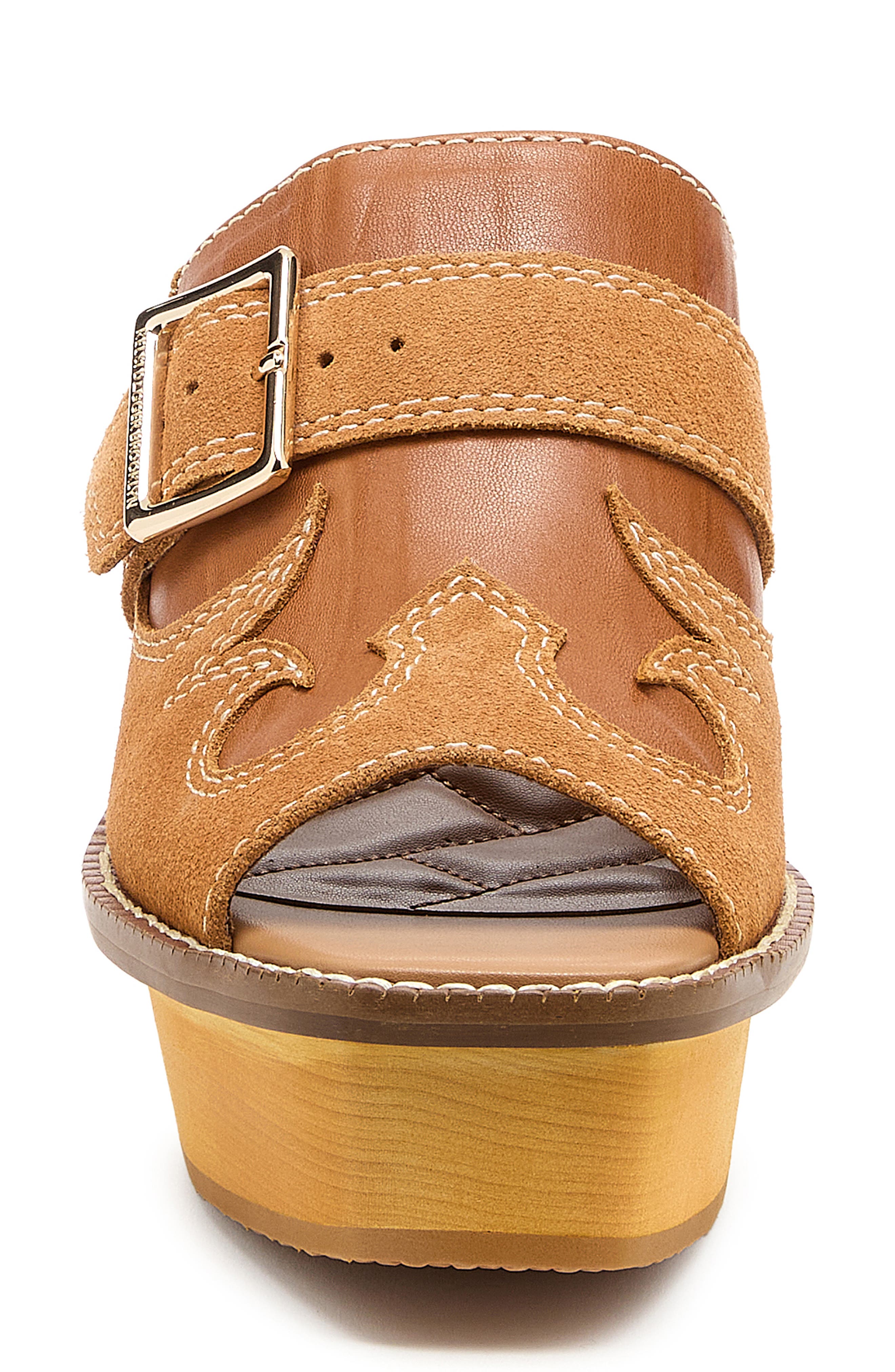 Kelsi Dagger Brooklyn Gerri Block Heel Platform Slide Sandal, Alternate, color, Cookie Dough