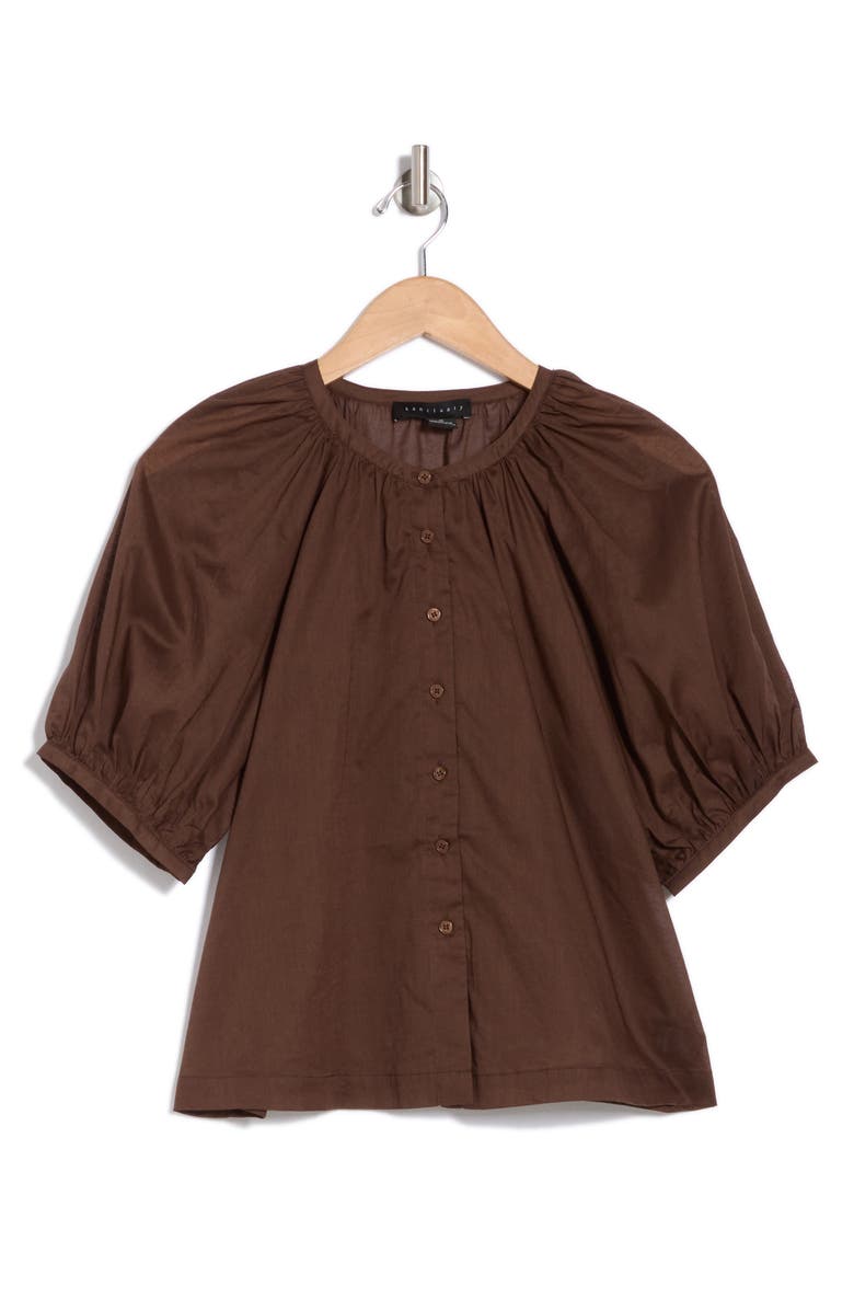 Sanctuary Bubble Sleeve Boho Top, Alternate, color,