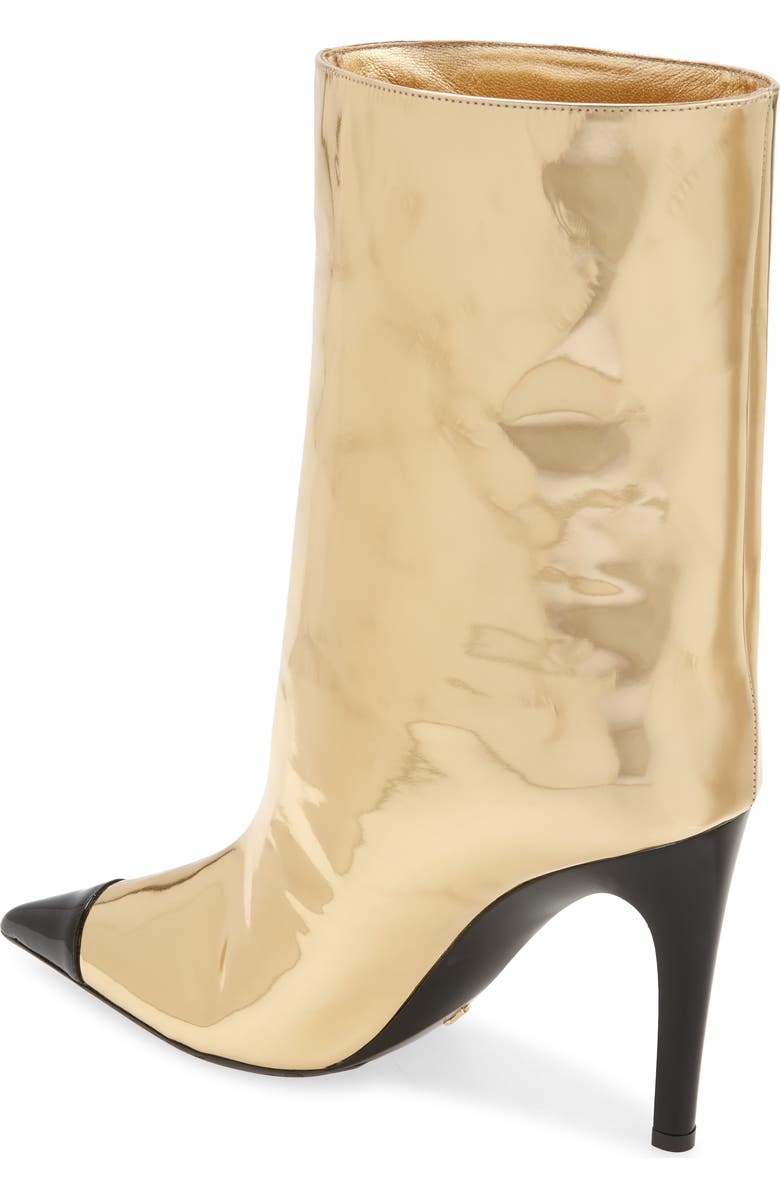 Jimmy Choo Cierra Metallic Leather Bootie Women), Alternate, color,