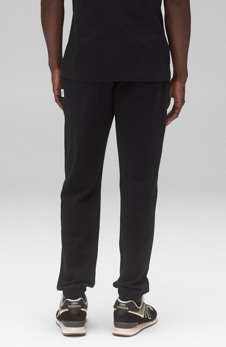 Reigning Champ Cotton Terry Standard Joggers, Alternate, color, Black