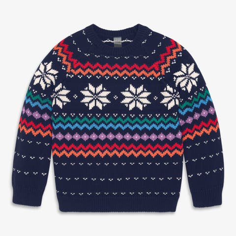 Kids Fair Isle Sweater (Toddler, Little Kid, Big Kid)