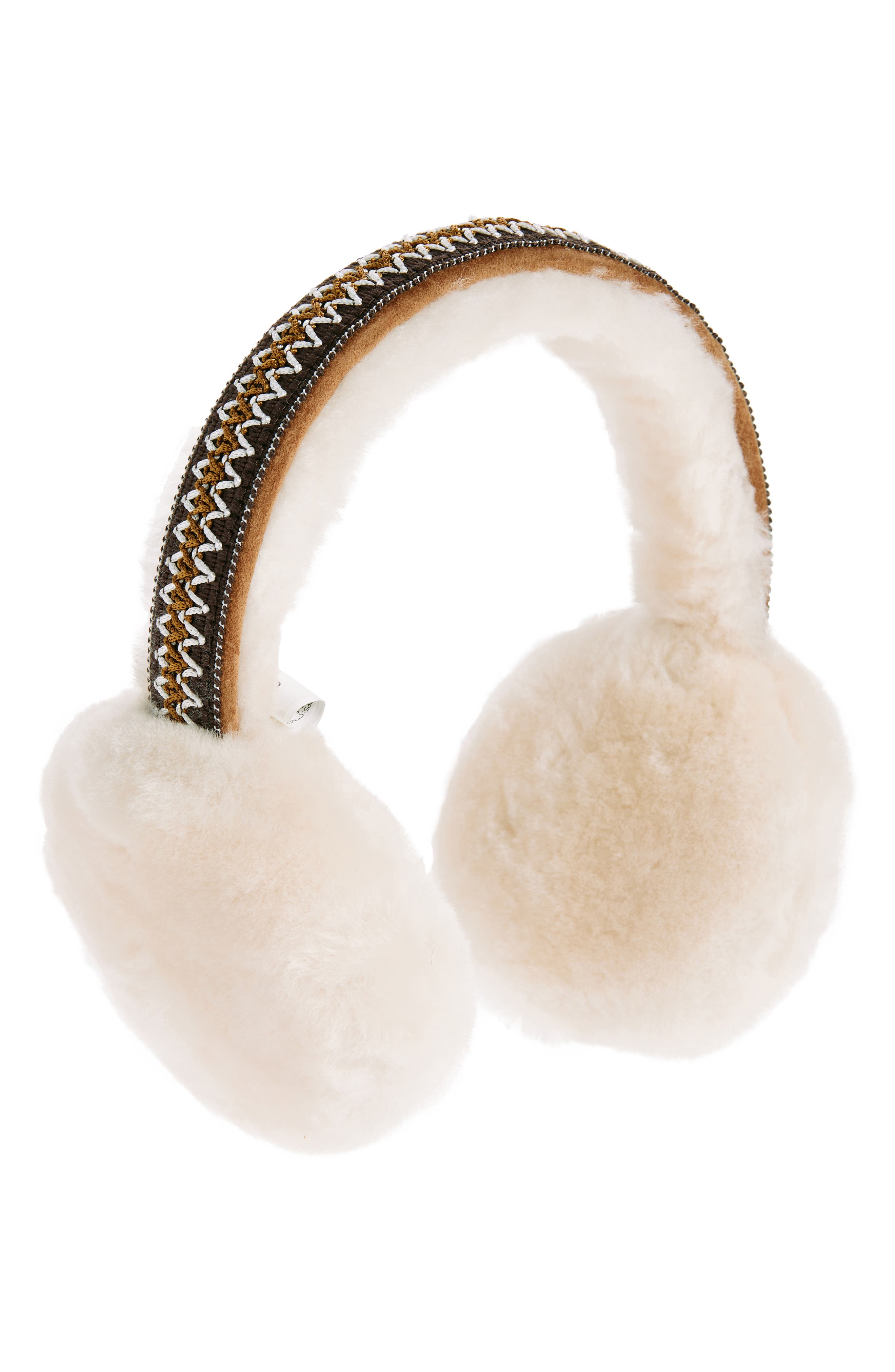 Genuine Shearling Earmuffs (Women) | Nordstrom