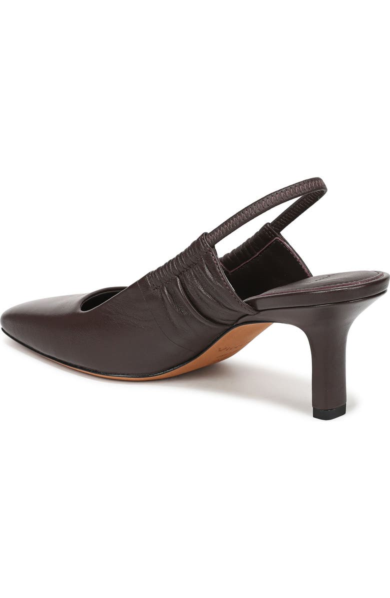 Vince Ven Leather Slingback Pump, Alternate, color, Ganache