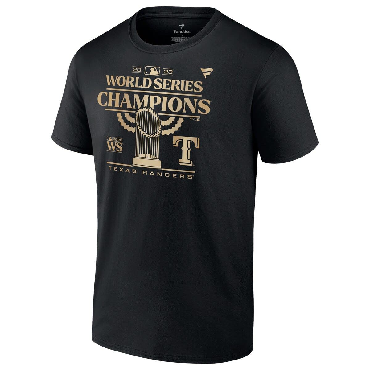 Men's Fanatics Branded Black Texas Rangers 2023 World Series Champions Parade T-Shirt - image 2