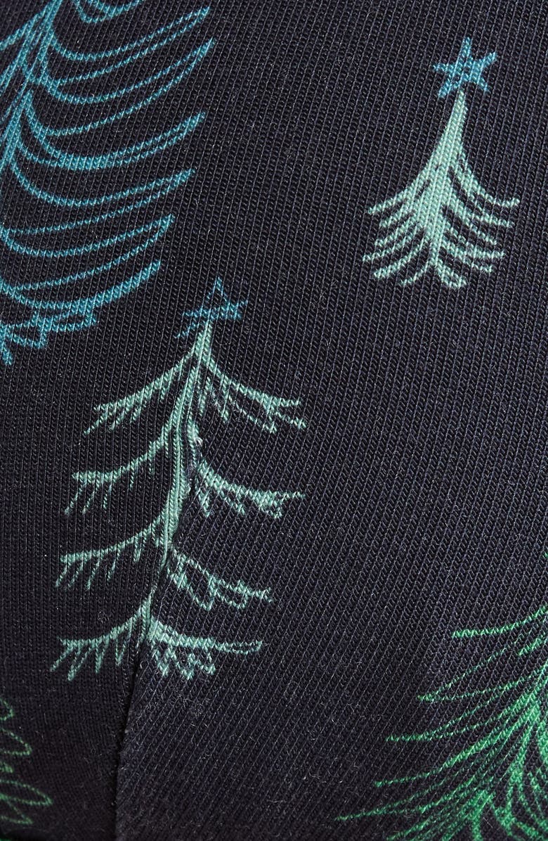 MeUndies FeelFree Triangle Bralette, Alternate, color, Festive Forest