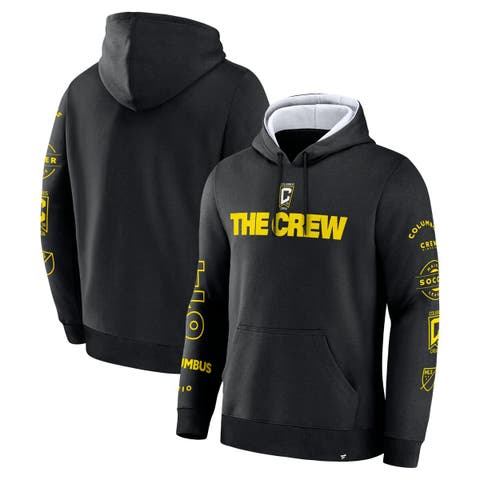 Men's Fanatics  Black Columbus Crew Penalty Kick Legacy Pullover Hoodie