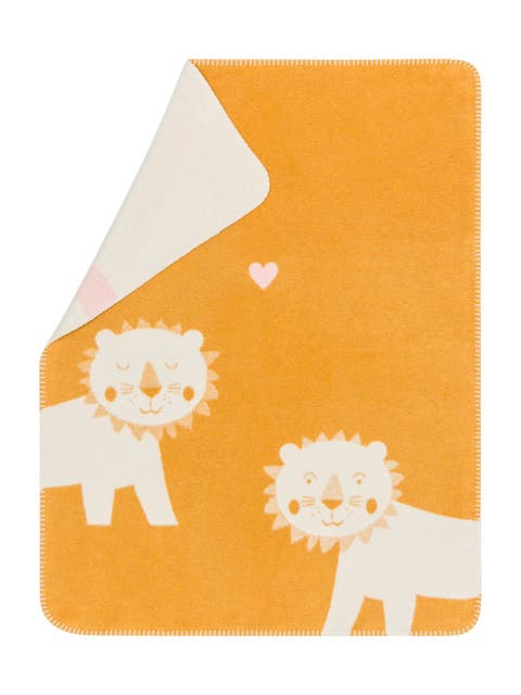 Mila Lions In Love Baby Blanket