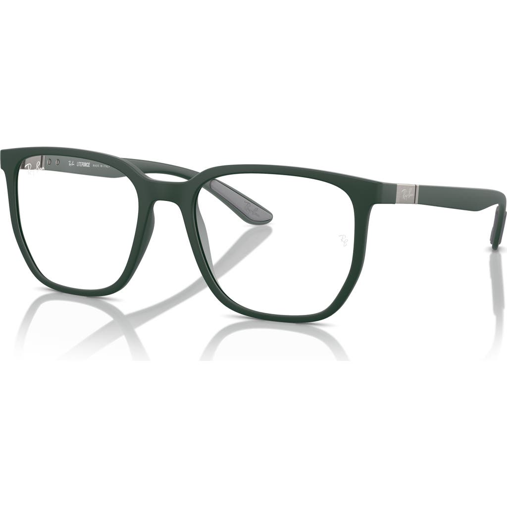 Ray Ban Ray-ban 53mm Irregular Optical Glasses In Green