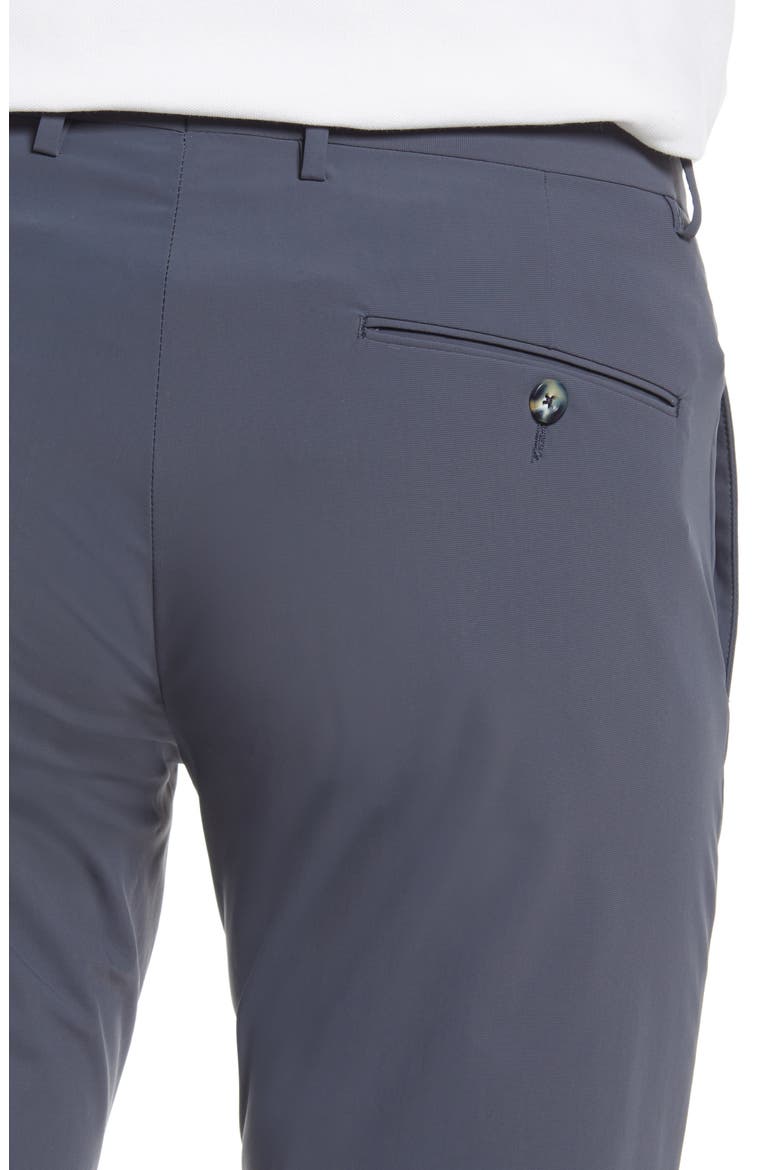 Men's Active Stretch Flat Front Pants, Alternate, color, MEDIUM GREY 0