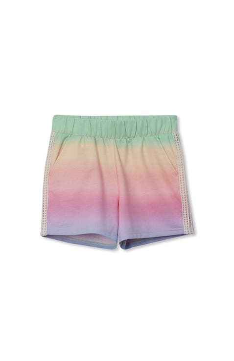 Girls French Terry Pull On Shorts
