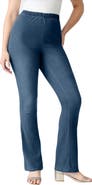 Roaman's Plus Size Comfort Stretch Bootcut Jean