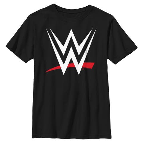 Boy's WWE Letter Logo  Graphic T-Shirt