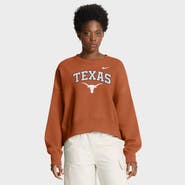 Nike Women's Nike Texas Orange Texas Longhorns Oversized Phoenix Arch Pullover Sweatshirt