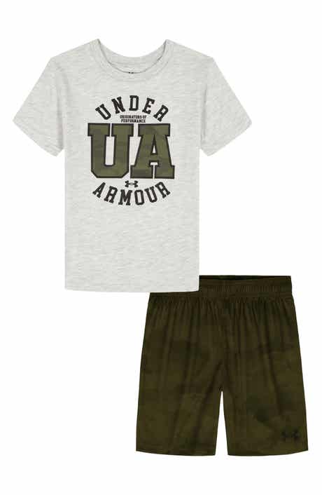 Under Armour Kids' Graphic Tech Print T-Shirt & Shorts Set