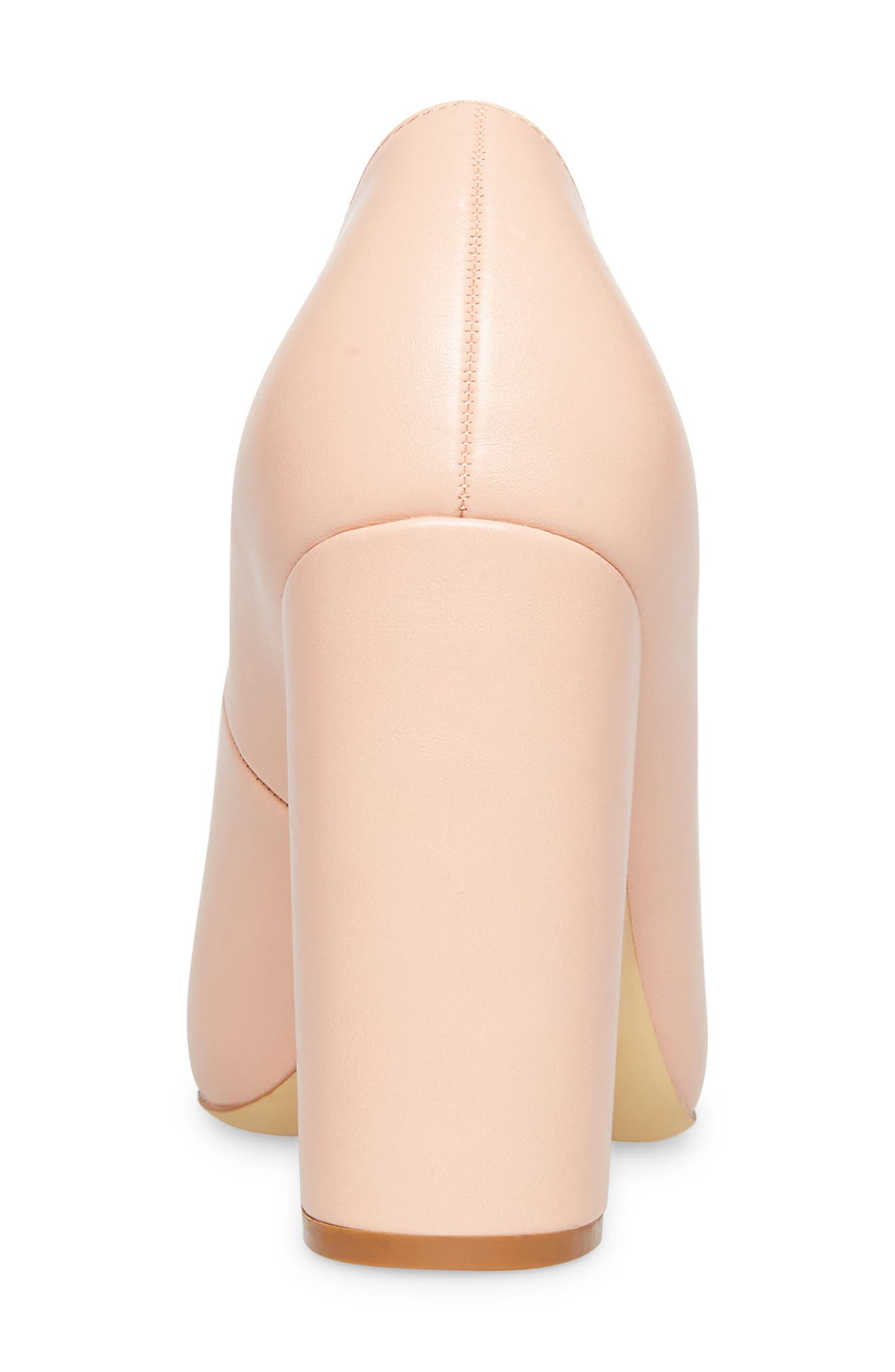 Symbol Block Heel Pump, Alternate, color, BLUSH PARIS
