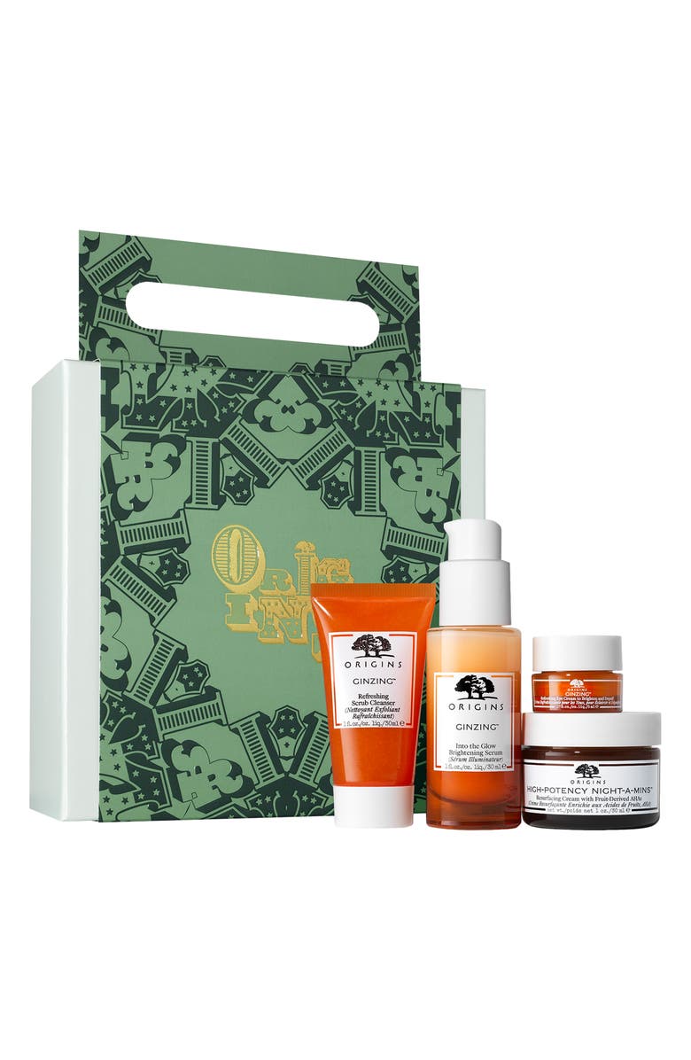 Origins All Time Essentials GinZing Day & Night Radiance-Boosting Regimen USD $94 Value, Main, color,