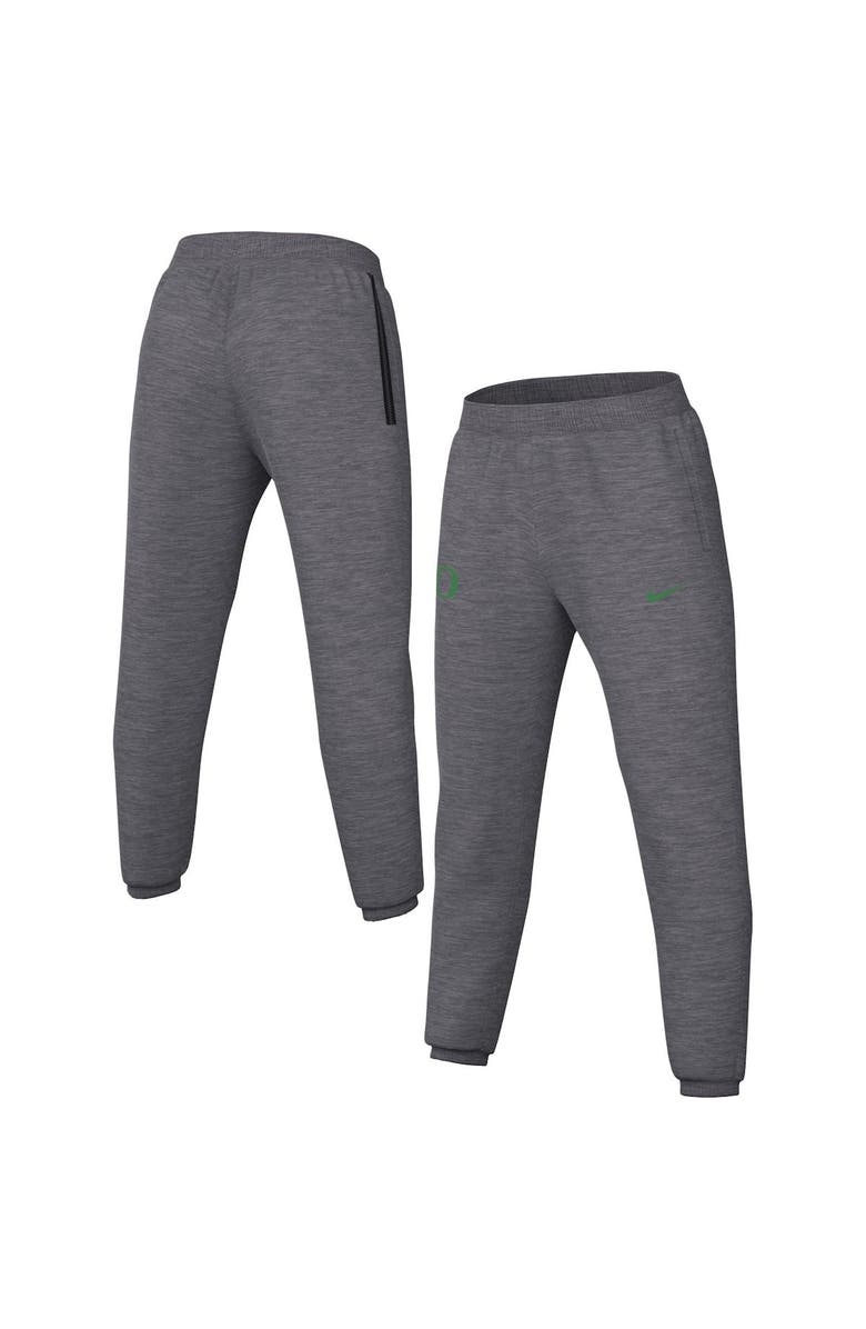 Nike Men's Nike Heather Gray Oregon Ducks Team Logo Spotlight Performance Pants, Main, color, 