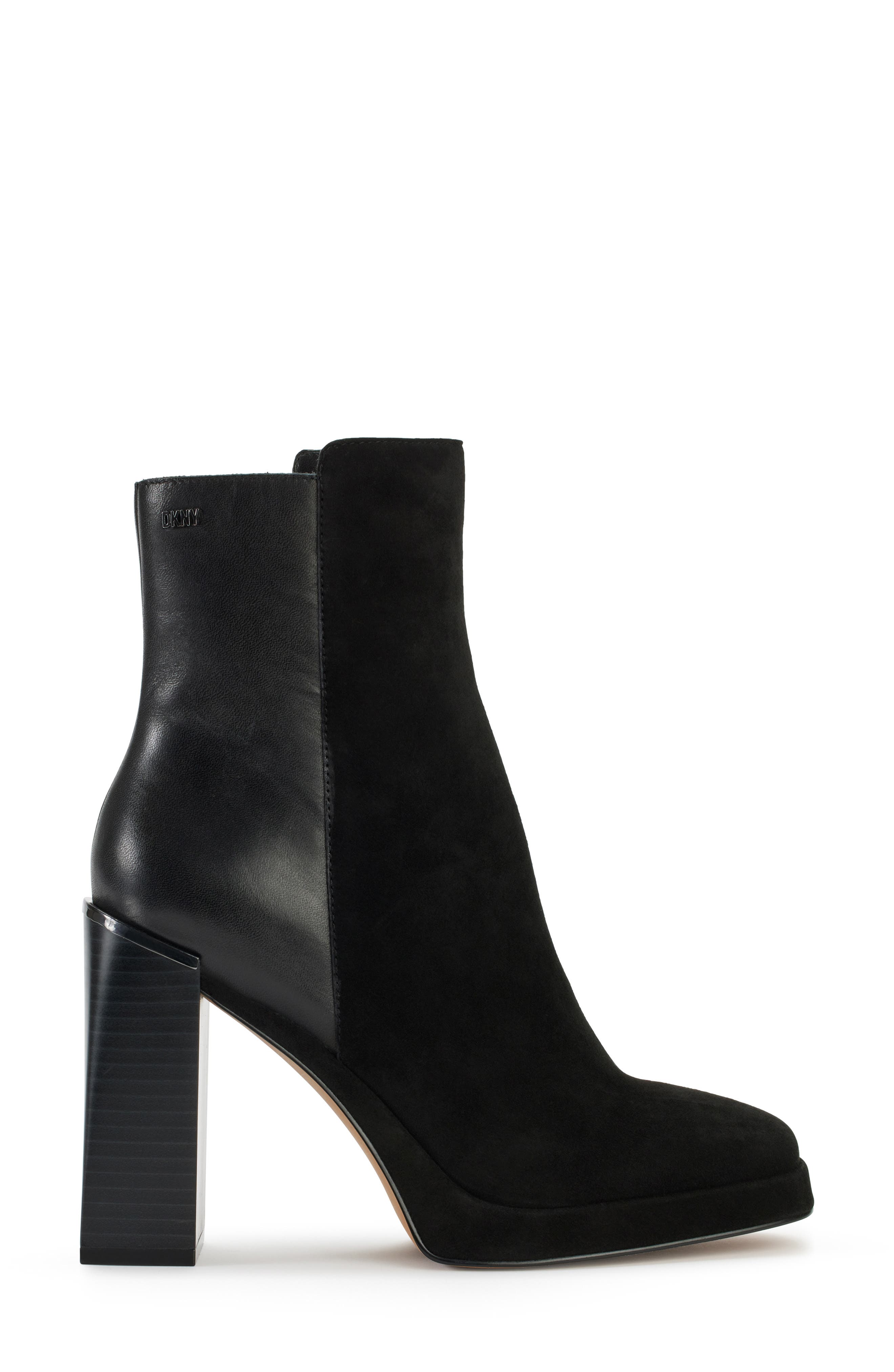 DKNY Felice Square Toe Boot, Alternate, color, 