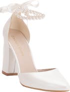 Forever & Always Shoes Denise Wedding Heels with Pearls