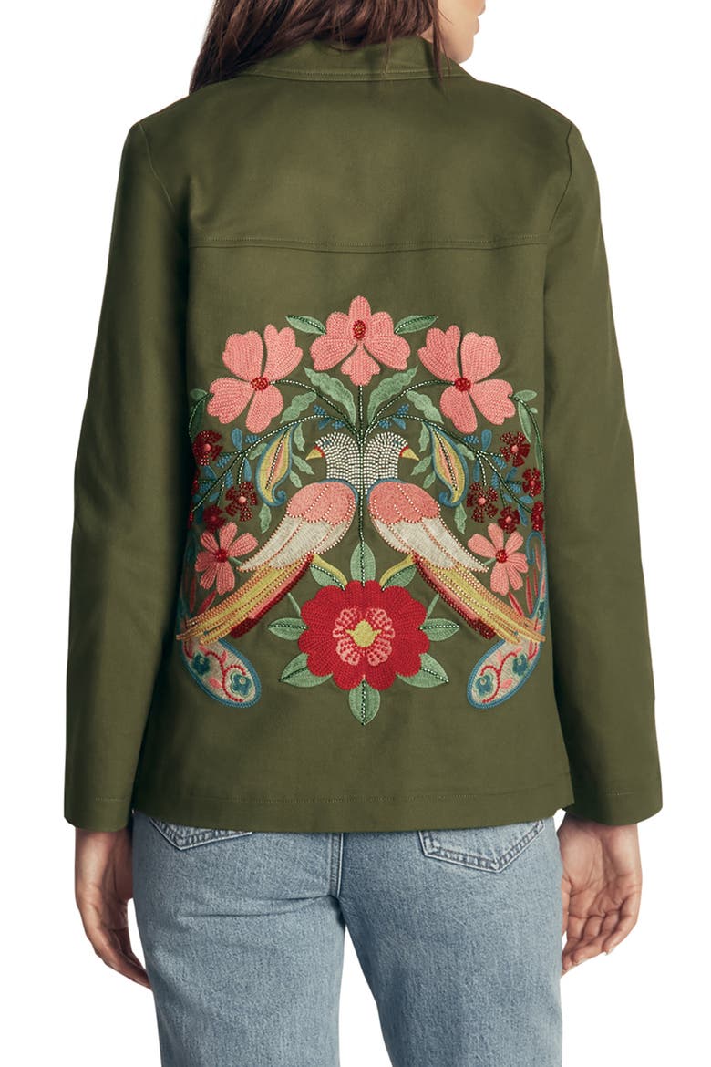 Modern Chore Jacket, Alternate, color, KHAKI EMBELLISHED