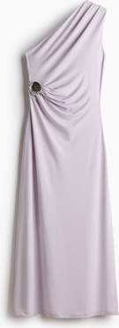 H&M Draped One-shoulder Dress
