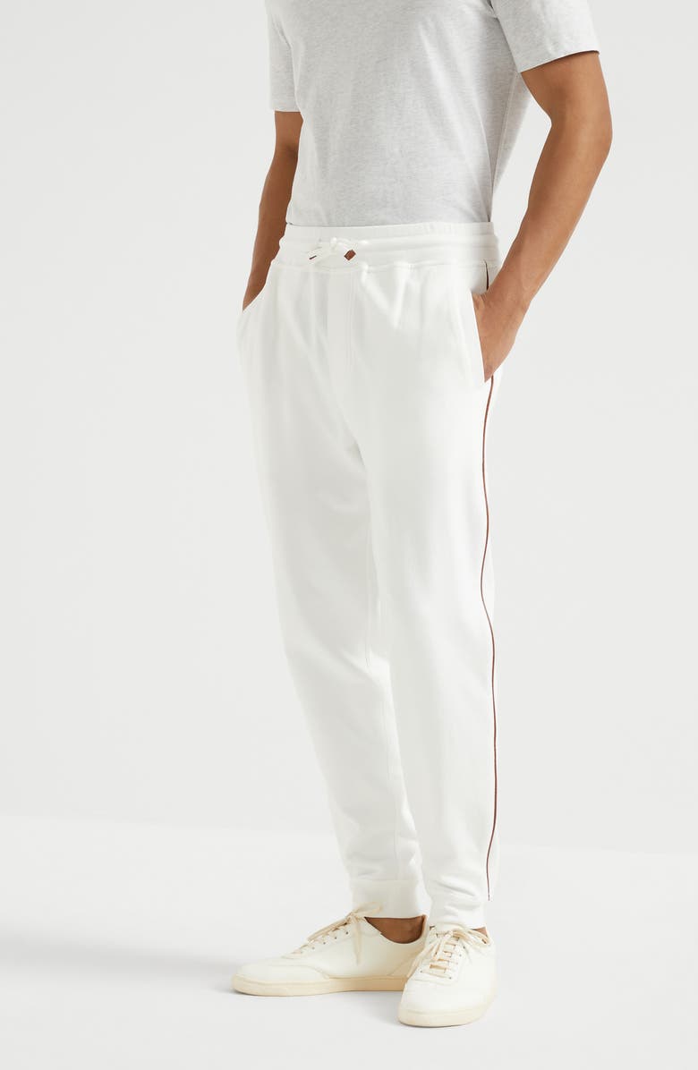 Brunello Cucinelli French terry trousers, Alternate, color, 