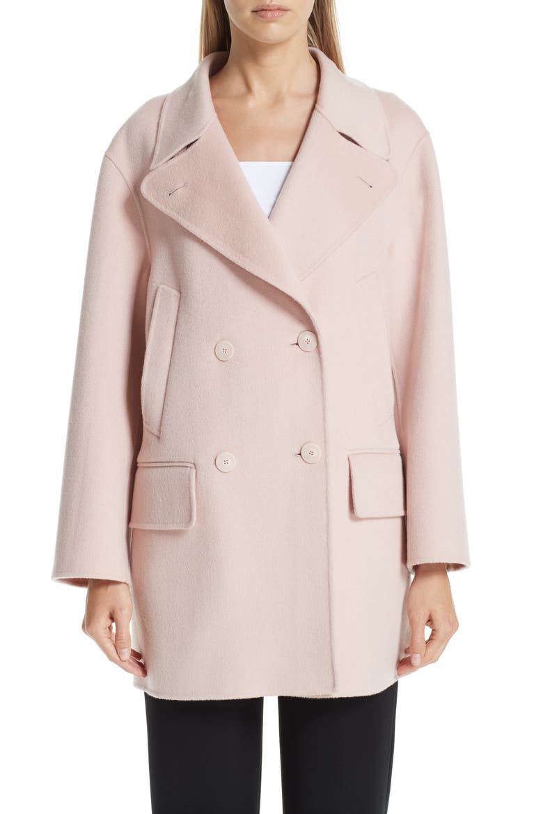 Cashmere Peacoat, Main, color, ROSA NATURALE