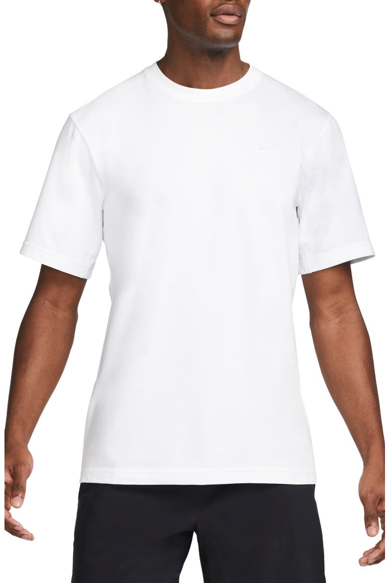 Primary Training Dri-FIT Short Sleeve T-Shirt, Main, color, 100 WHITE/WHITE