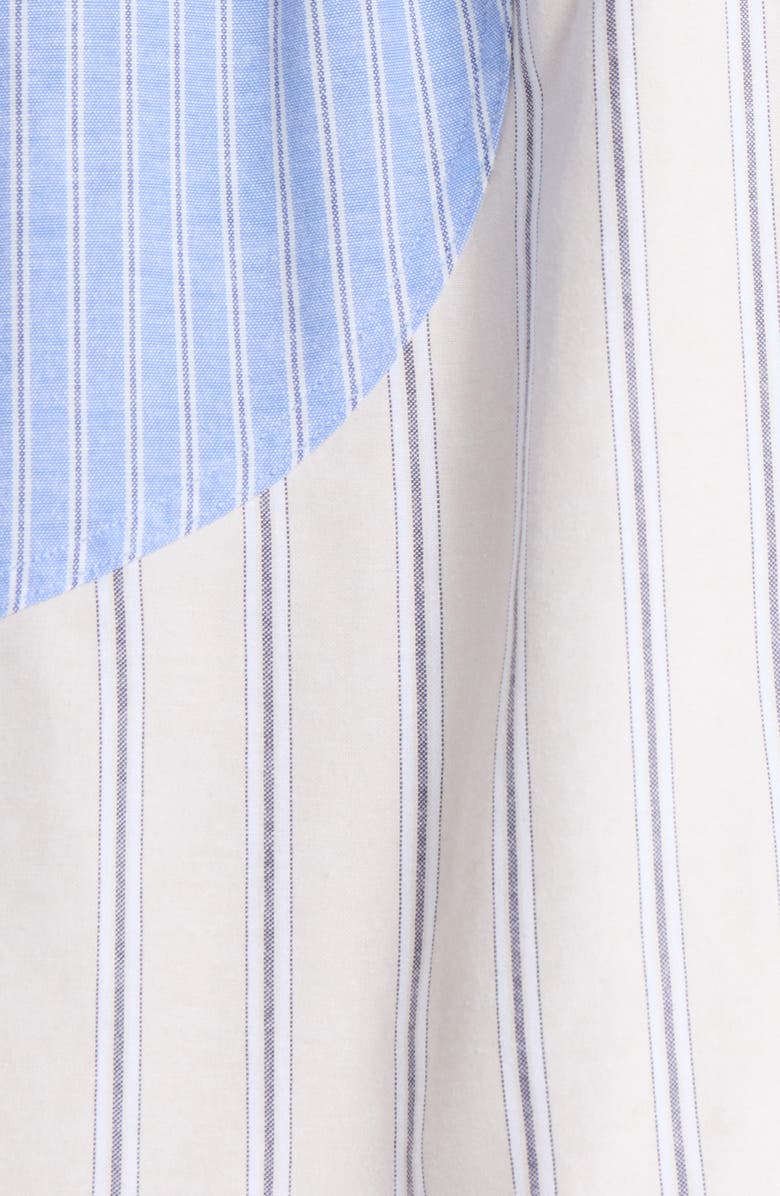 Brain Dead x Brooks Brothers California Panelled Oxford Button-Down Shirt, Alternate, color, Light Blue