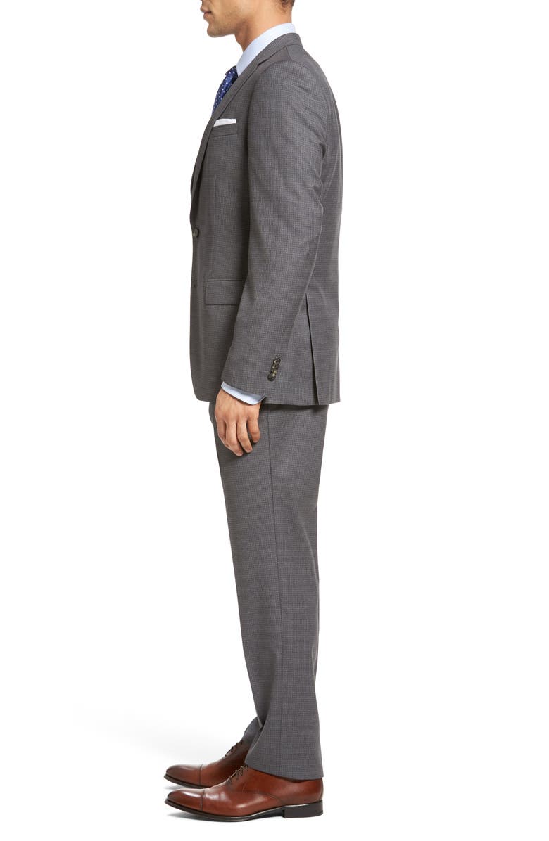 zzDNUHugo Boss BOSS Huge/Genius Trim Fit Check Wool Suit, Alternate, color, 