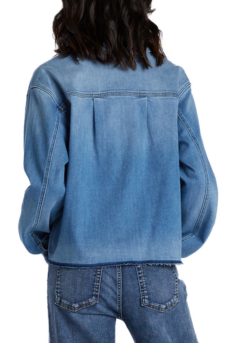 Maddie Denim Jacket, Alternate, color, HONOR BLUE