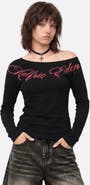 AELFRIC EDEN Off The Shoulder Long Sleeve Tee