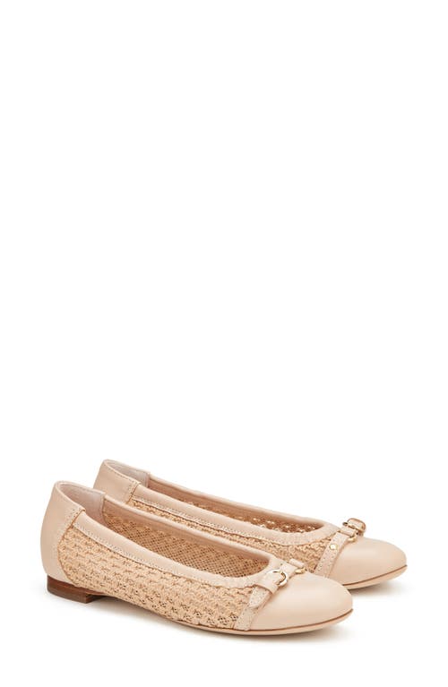 Agl Attilio Giusti Leombruni Monia Cap Toe Ballet Flat In Beige