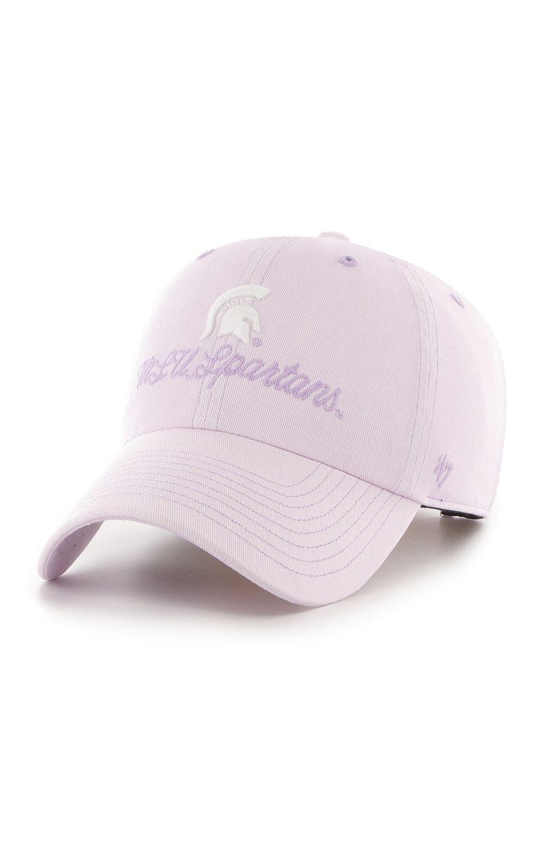 '47 Women's '47 Purple Michigan State Spartans Haze Clean Up Adjustable Hat, Main, color, 