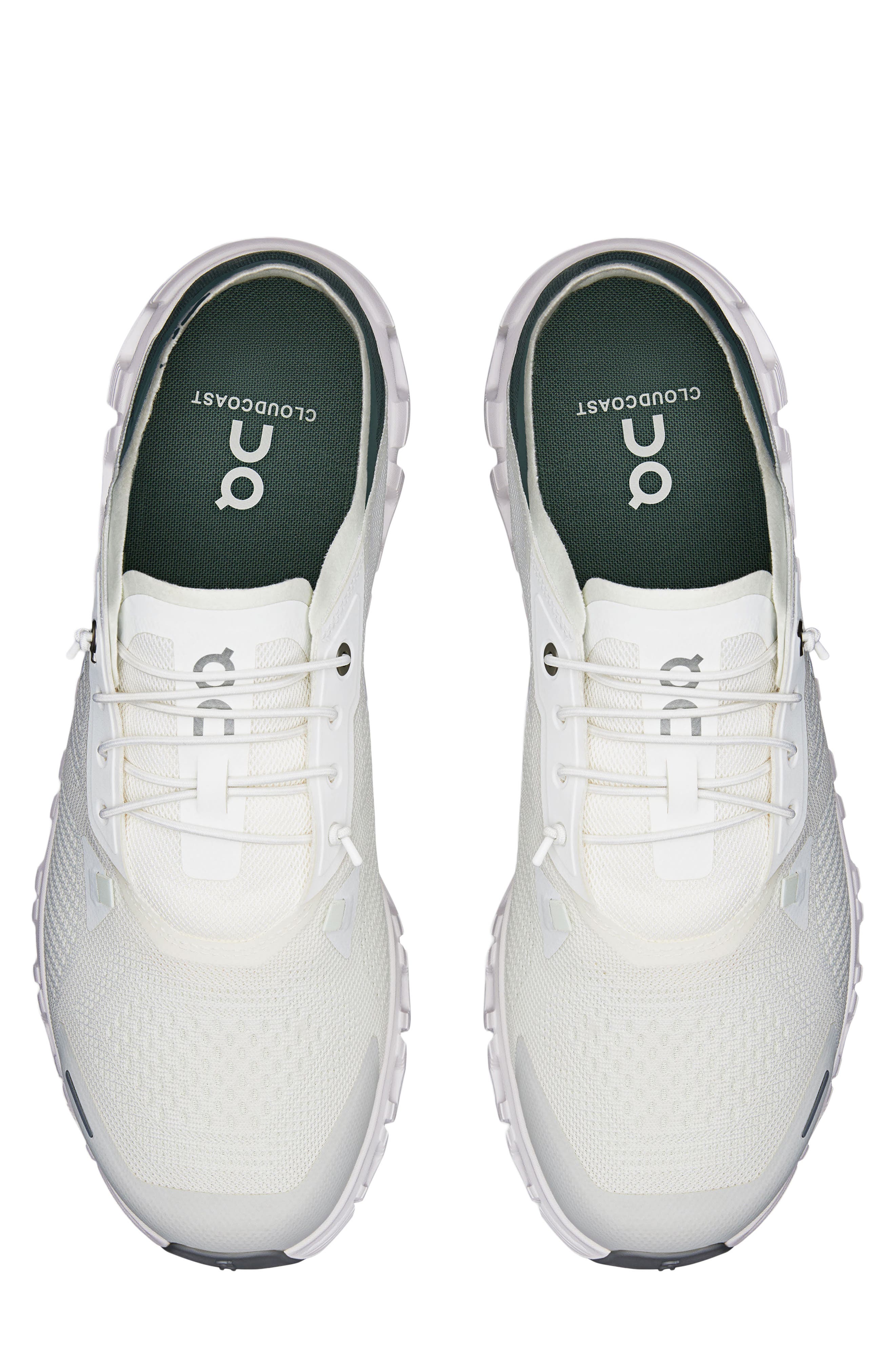 On Cloud 6 Coast Sneaker, Alternate, color, Ivory/ Olive